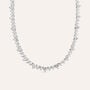 Collana Tennis Red Carpet Argento Rodiato Cubic Zirconia