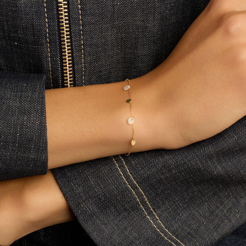 Bracciale Beverly Oro Giallo Madreperla - Bracciali Amicizia Donna | Stroili