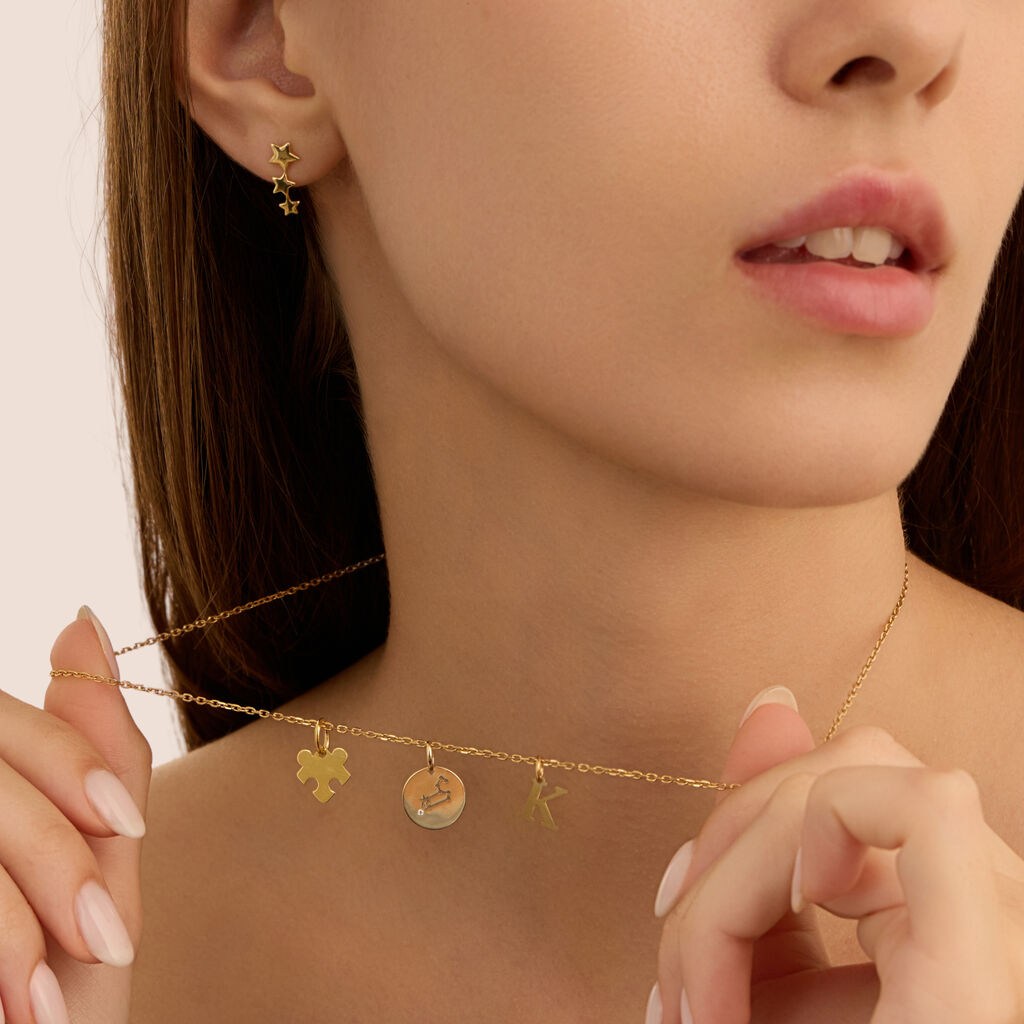 Orecchini Lobo Bon Ton Oro Giallo