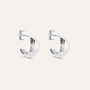 Orecchini A Cerchio Silver Collection Argento Rodiato