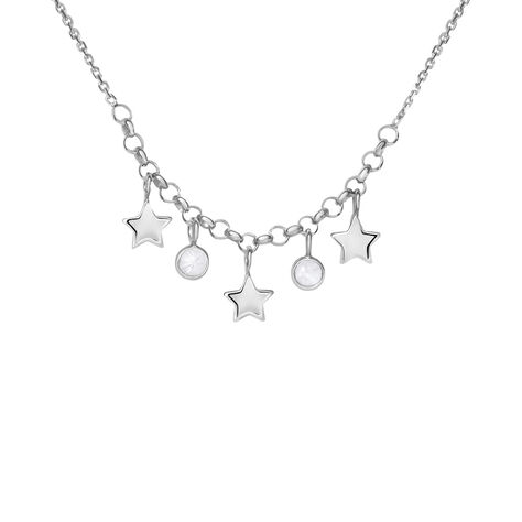 Collana Silver Collection Argento Rodiato Cubic Zirconia - Collane Donna | Stroili