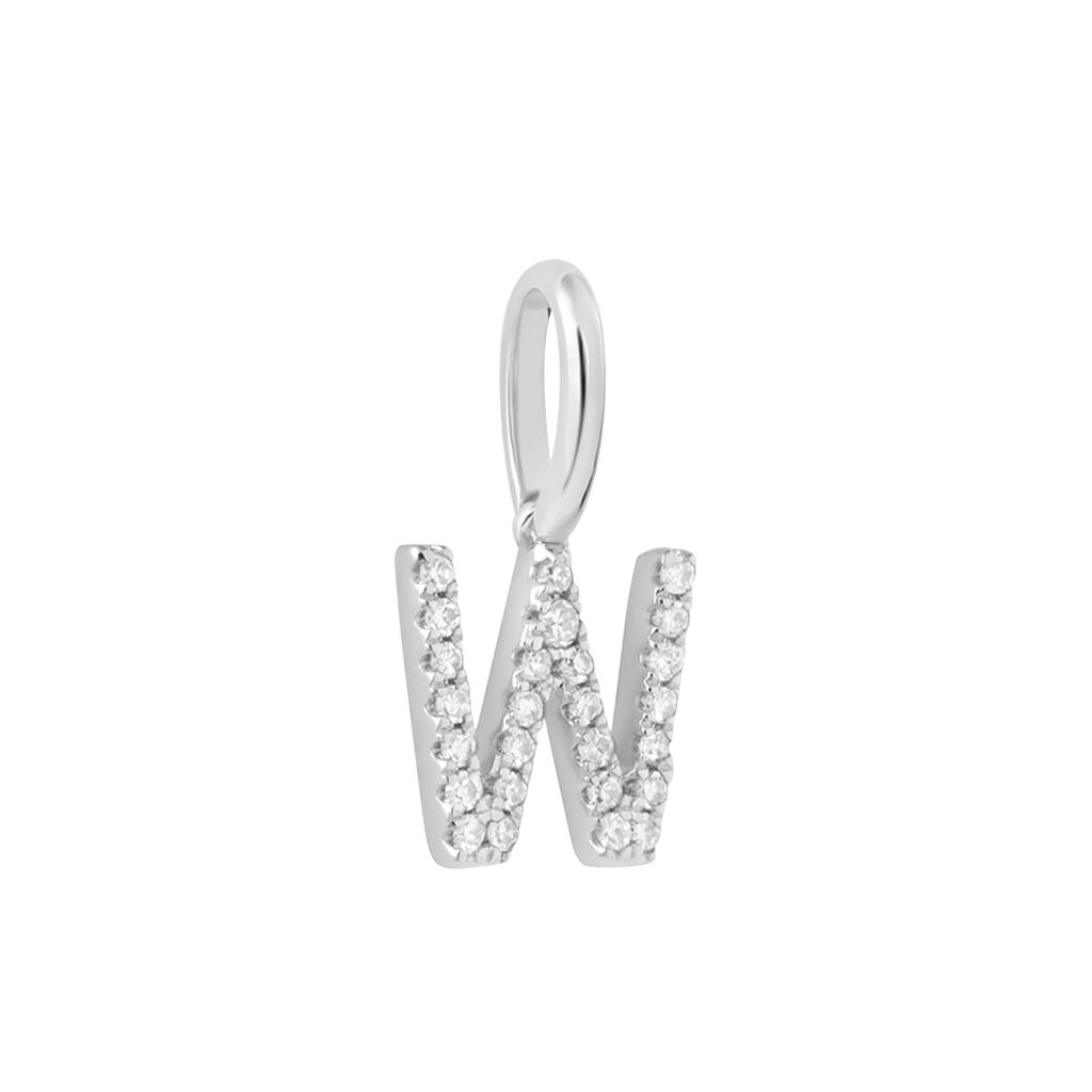 Pendente Sophia Oro Bianco Diamante - Ciondoli Donna | Stroili