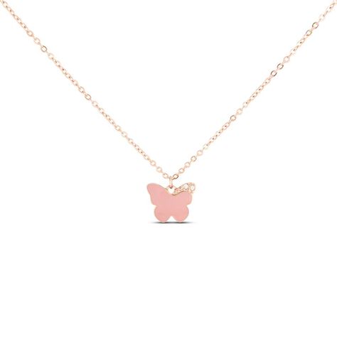 Collana Lady Sweet Acciaio Rosa Cristallo - Collane Donna | Stroili