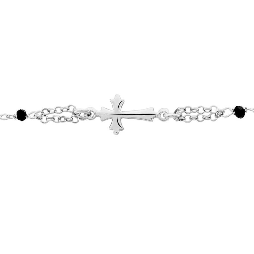 Bracciale Rosario Silver Soul Argento Rodiato Cristallo - Bracciali con Rosario Donna | Stroili