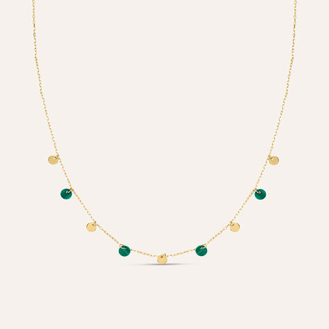 Collana Beverly Oro Giallo Malachite - Collane Donna | Stroili