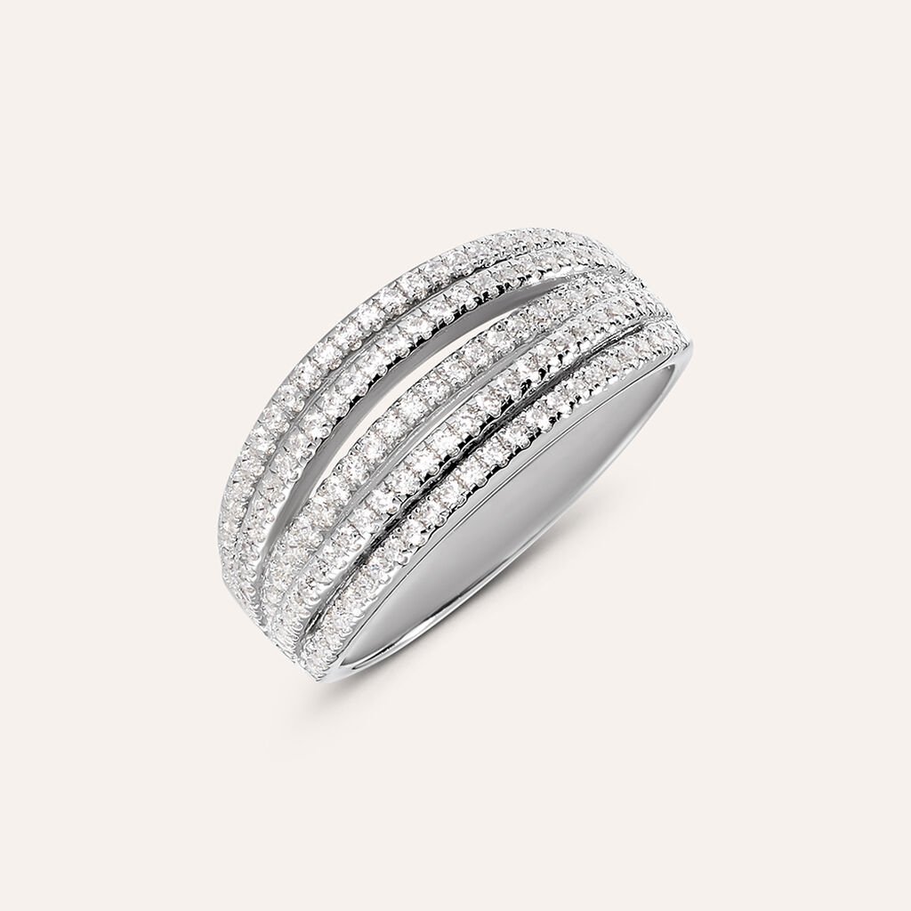 Anello Fantasia Silver Shine Argento Rodiato Cubic Zirconia