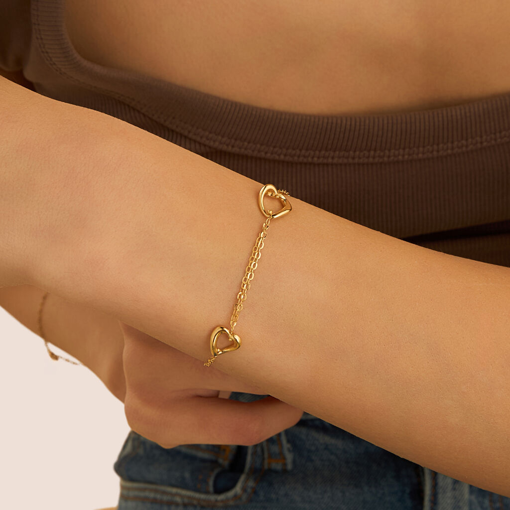 Bracciale Gold Essence Oro Giallo - Bracciali Love Donna | Stroili