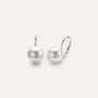 Orecchini Pendenti Silver Pearls Argento Rodiato Perla sintentica