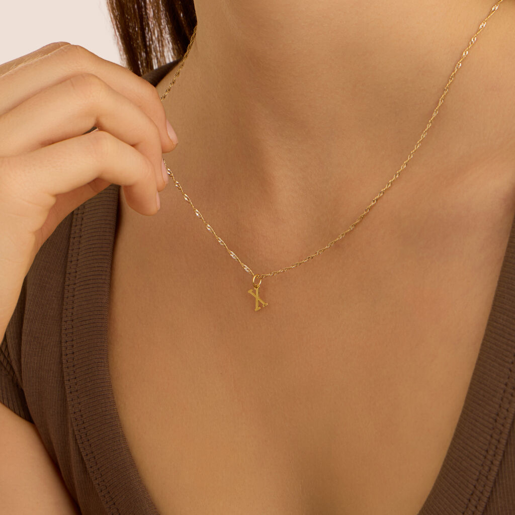 Pendente Poème Oro Giallo