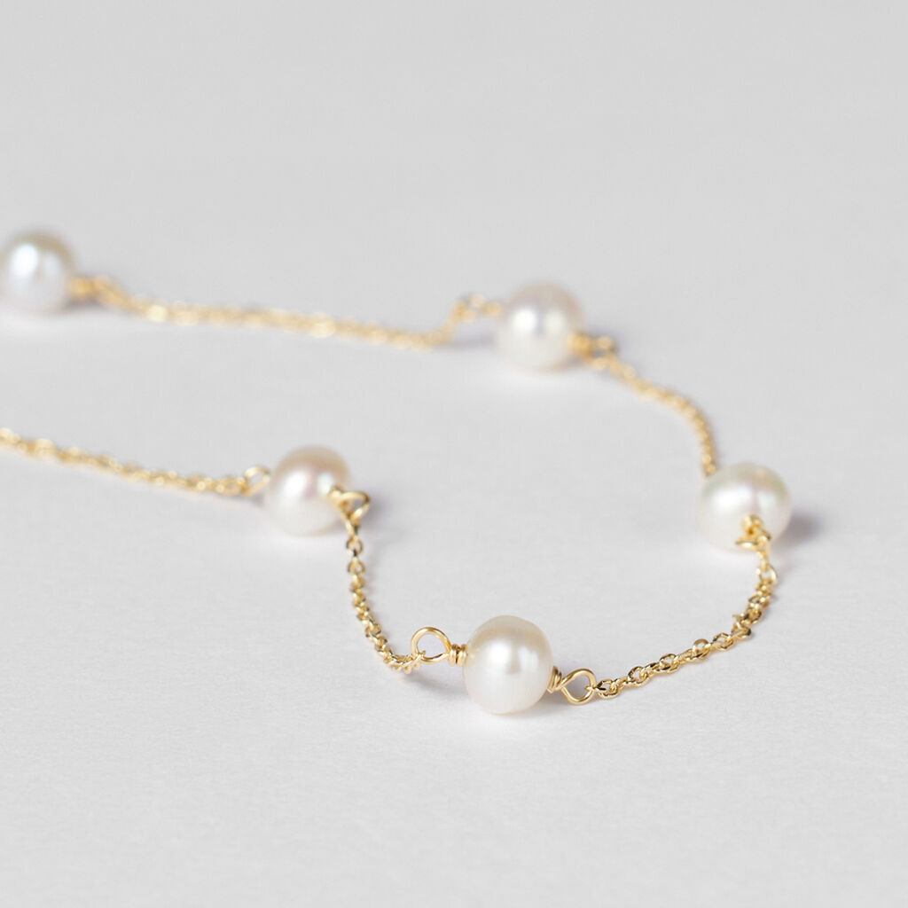 Bracciale Gabrielle Oro Giallo Perla D'Acqua Dolce - Bracciali Donna | Stroili