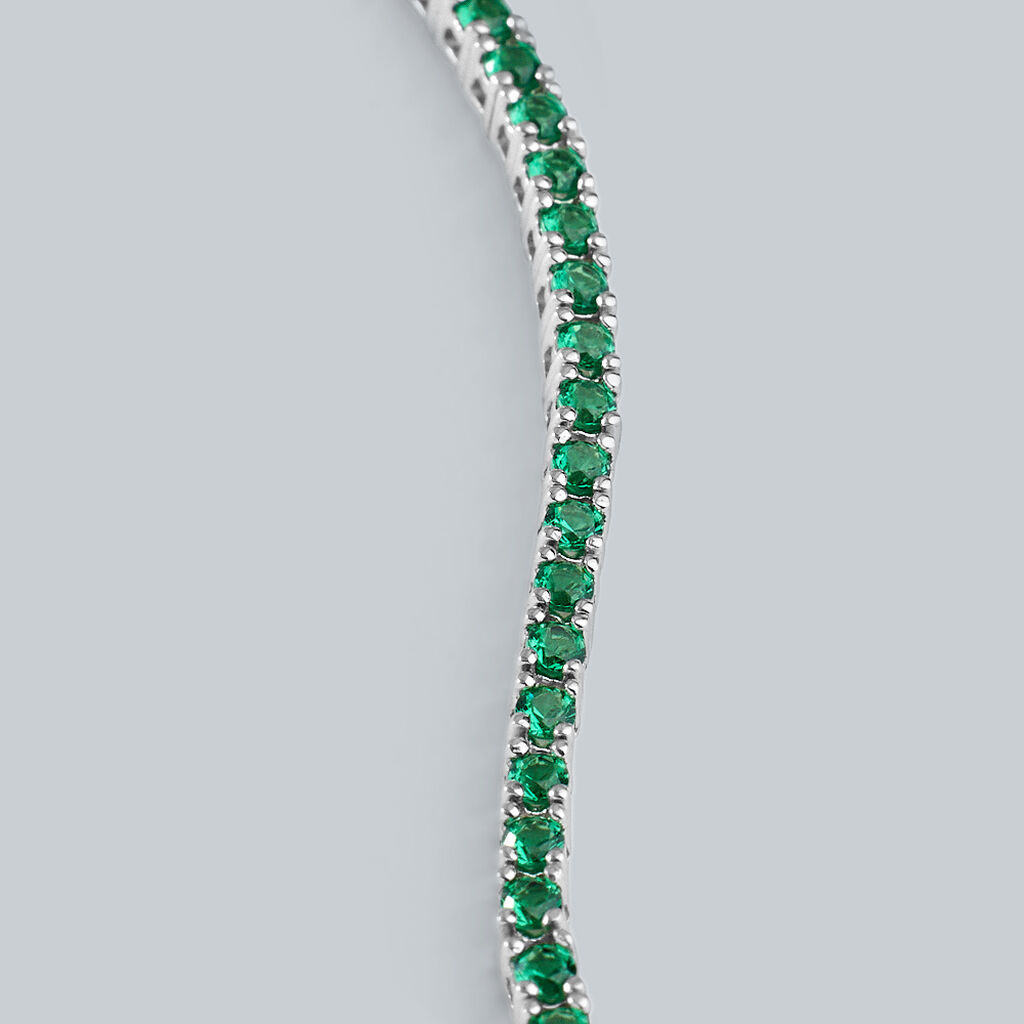 Bracciale Tennis Silver Rainbow Argento Rodiato Cubic Zirconia