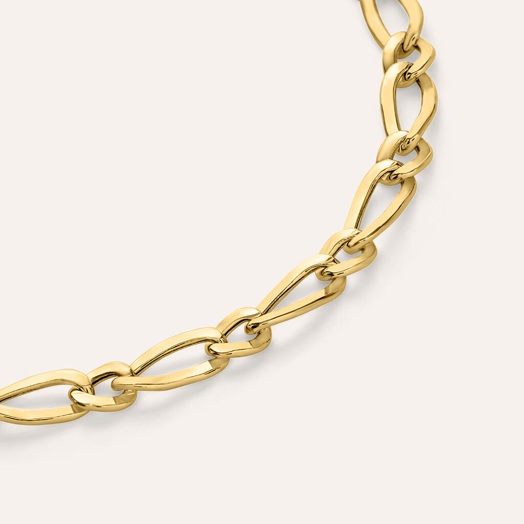 Bracciale Catena Oro Uomo Oro Giallo