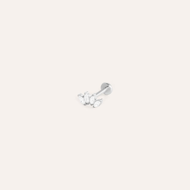 Piercing Orecchio Moonlight Titanio ASTM F316 Cubic Zirconia - Piercing Orecchio Donna | Stroili