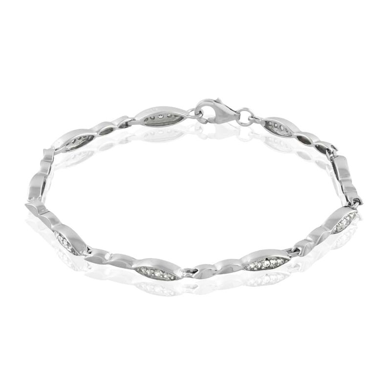 Bracciale Silver Shine Argento Rodiato Cubic Zirconia - Bracciali Donna | Stroili