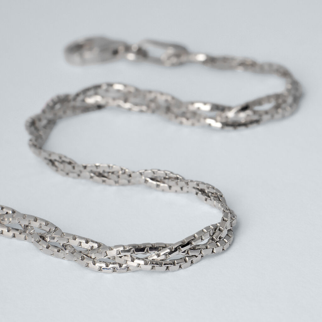 Bracciale Catena Silver Collection Argento Rodiato - Bracciali Donna | Stroili