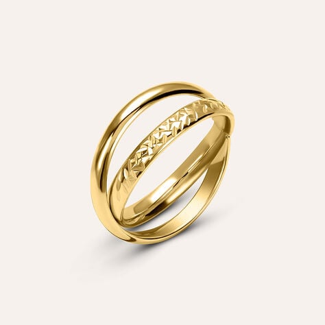 Anello Fascia Golden Lover Oro Giallo - Anelli 18 Carati Donna | Stroili