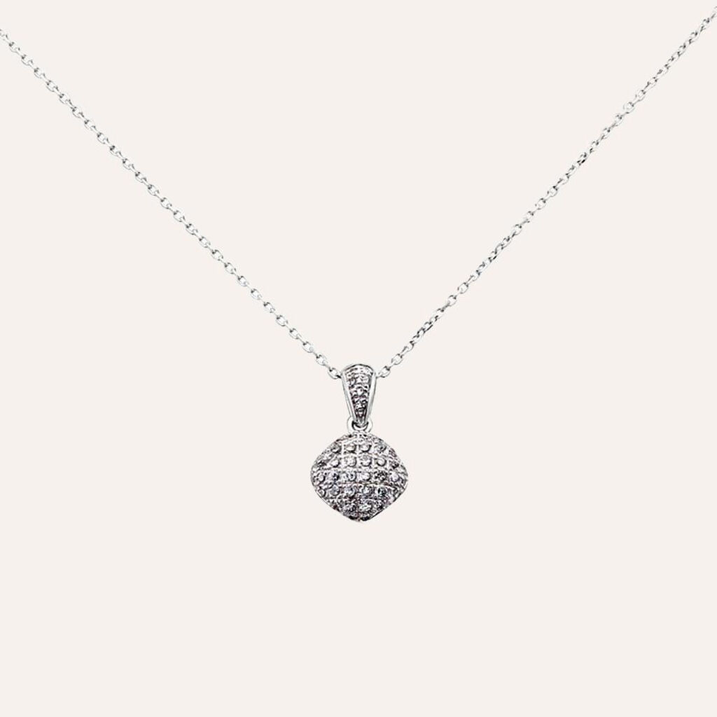 Collana Sophia Oro Bianco Diamante