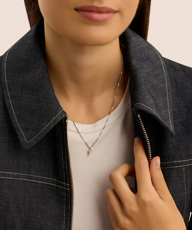 Pendente Love Beats Argento Rodiato Cubic Zirconia