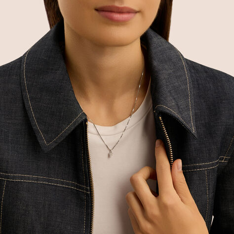 Pendente Love Beats Argento Rodiato Cubic Zirconia - Ciondoli Donna | Stroili