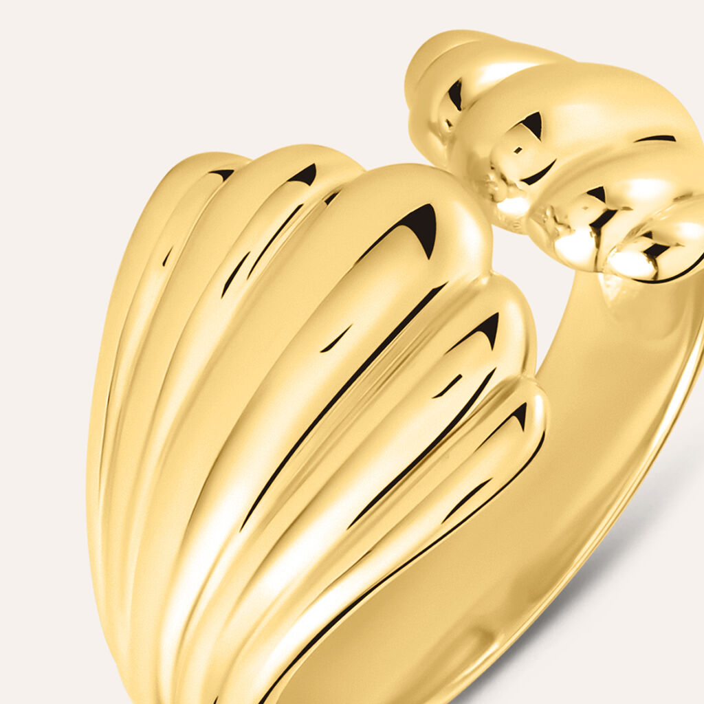 Anello Fantasia Silver Collection Argento Dorato