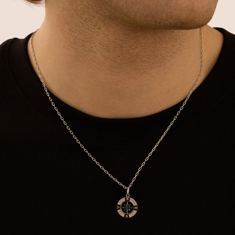 Pendente L'homme Or Oro Bianco - Ciondoli Uomo | Stroili