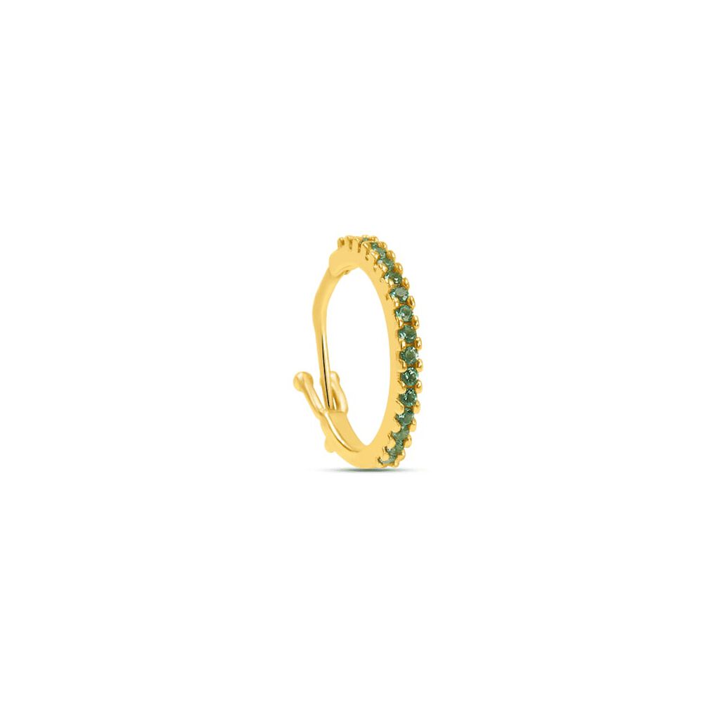 Mono Orecchino A Cerchio Claire Oro Giallo Cubic Zirconia - Mono Orecchino Donna | Stroili