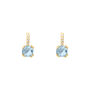 Orecchini Lobo Punto Luce Amélie Oro Giallo Topazio Cubic Zirconia