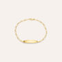 Bracciale Con Targhetta Holy Oro Giallo