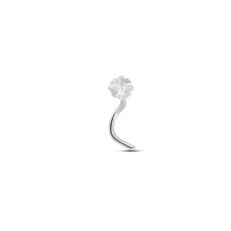 Piercing Naso Bon Ton Oro Bianco Cubic Zirconia - Piercing Naso Donna | Stroili