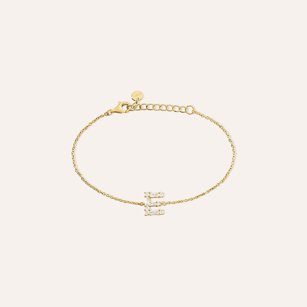 Bracciale Silver Glow Argento Dorato Cubic Zirconia