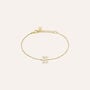 Bracciale Silver Glow Argento Dorato Cubic Zirconia