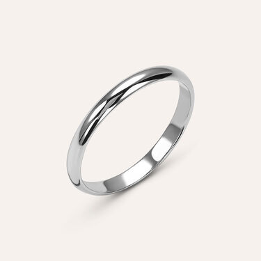 Fede Classica Leggera 2.5 mm Oro Bianco