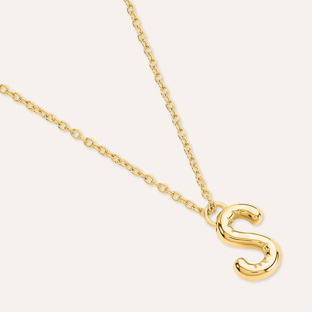 Collana Radiance Acciaio Dorato