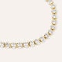 Bracciale Tennis Aura Acciaio Dorato Cubic Zirconia