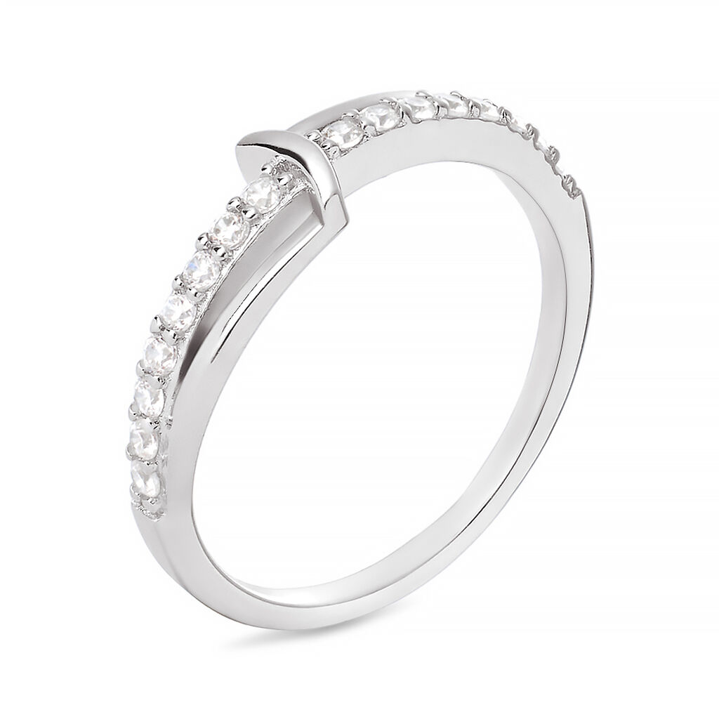 Anello Fantasia Silver Shine Argento Rodiato Cubic Zirconia