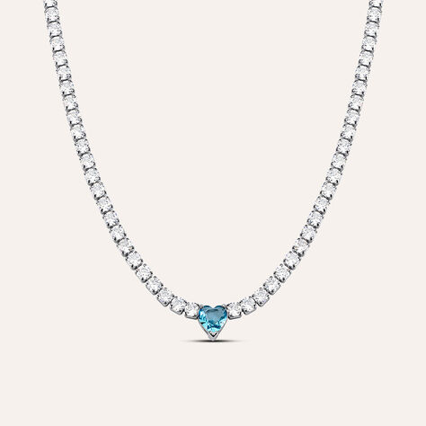 Collana Tennis Aura Acciaio Cristallo - Collane Tennis Donna | Stroili