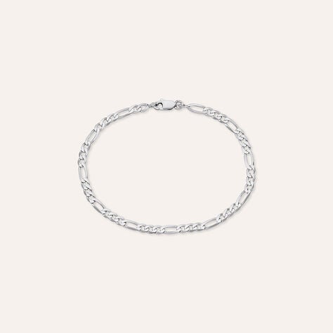 Bracciale Catena Gentleman Argento Rodiato - Bracciali Uomo | Stroili