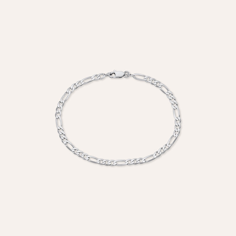 Bracciale Catena Gentleman Argento Rodiato - Bracciali Uomo | Stroili