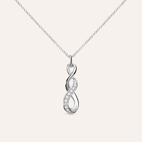 Collana Silver Shine Argento Rodiato Cubic Zirconia - Collane Donna | Stroili