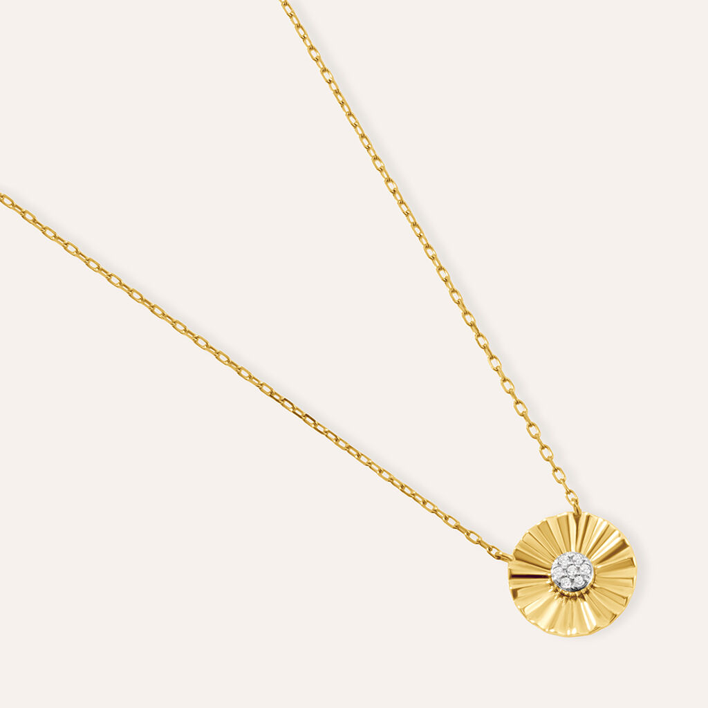 Collana Claire Oro Giallo Cubic Zirconia