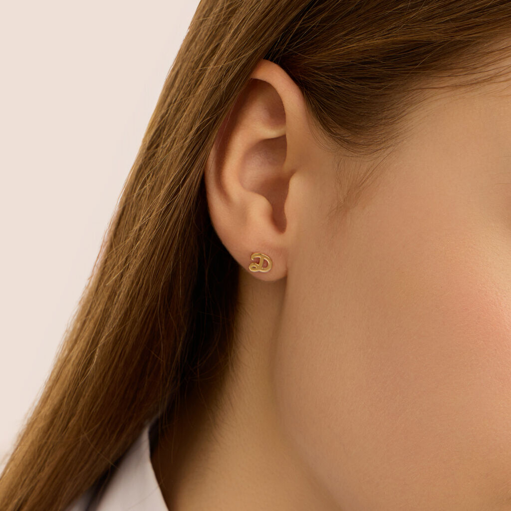 Mono Orecchino Lobo Bon Ton Oro Giallo