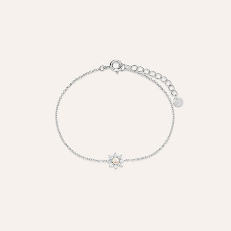 Bracciale Elastico Regolabile In Acciaio Inossidabile Con Perla Sintetica – Gioiello Donna Lucido A Specchio – Disponibile In Argento, Oro E Oro Rosa – COOLSTEELANDBEYOND