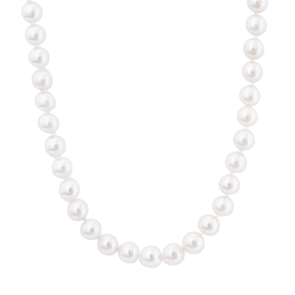 Collana Gabrielle Oro Bianco Perla Akoya - Collane Donna | Stroili