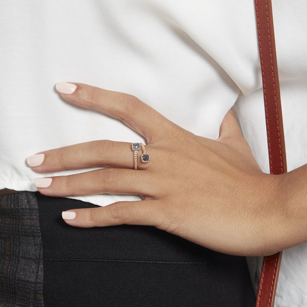 Anello Golden Dream Placcato Oro Giallo Pietra sintetica