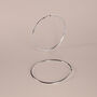 Orecchini A Cerchio Toujours Oro Bianco