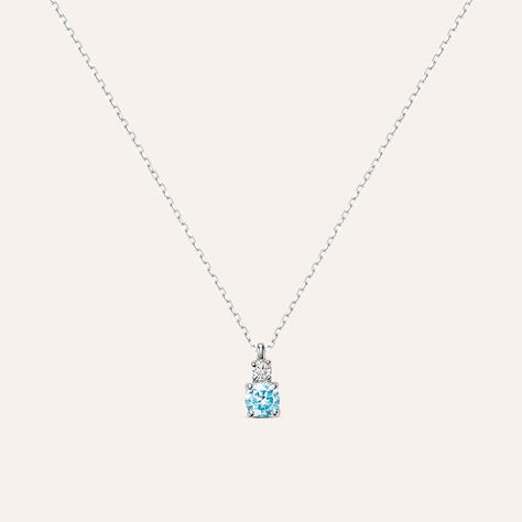 Collana Doppio Punto Luce Diamade Oro Bianco Diamante Lab-Grown - Collane Punto Luce Donna | Stroili