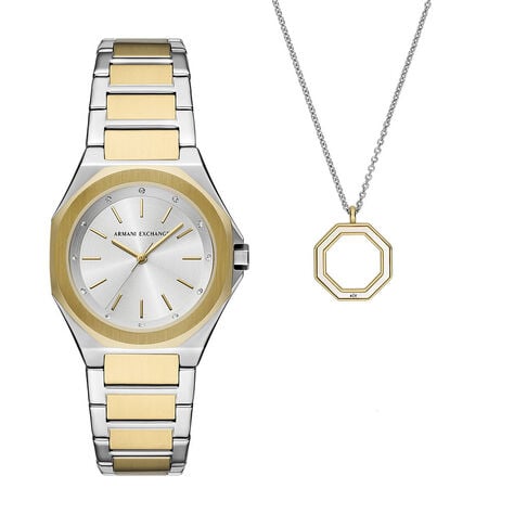 Set Orologio Al Quarzo Armani Exchange Ax7161set - Orologi solo Tempo Donna | Stroili