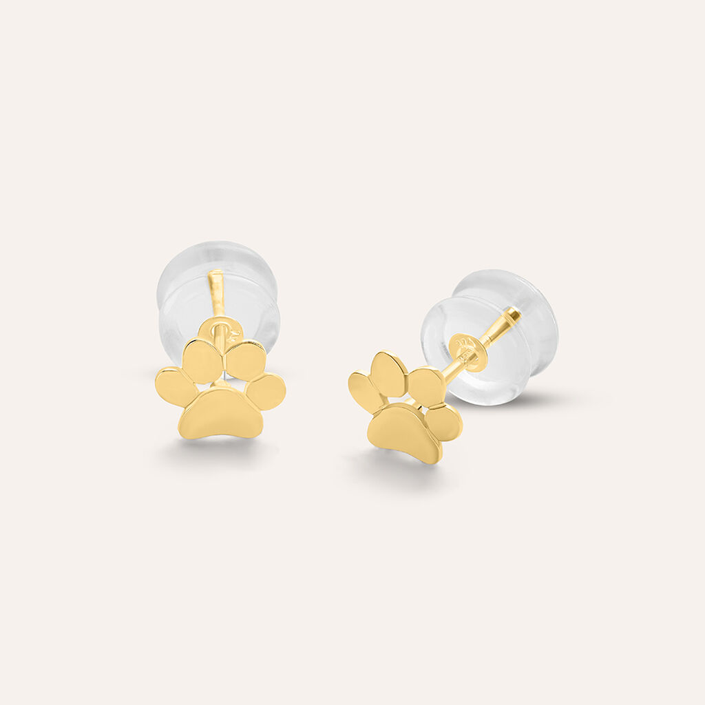 Orecchini Lobo Bon Ton Oro Giallo