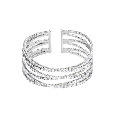 Bangle Romantic Shine Metallo Cristallo - Bracciali Rigidi Donna | Stroili