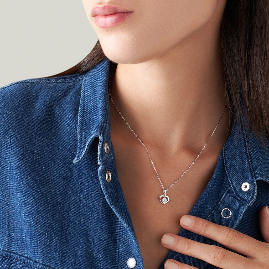 Collana Silver Elegance Argento Rodiato Cubic Zirconia - Collane Donna | Stroili